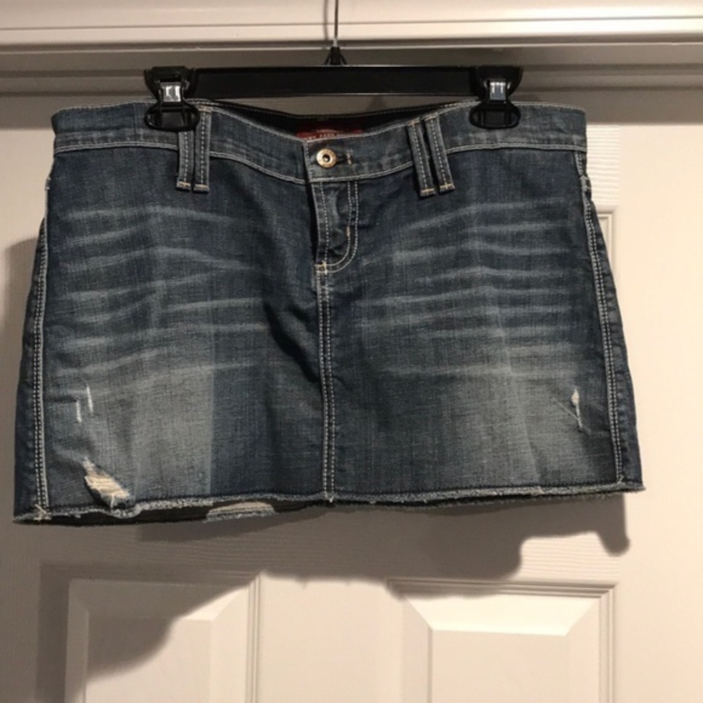 James jeans Denim mini skirt